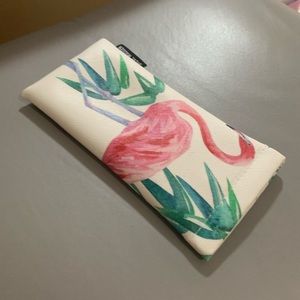 flamingo printed sunglasses holder